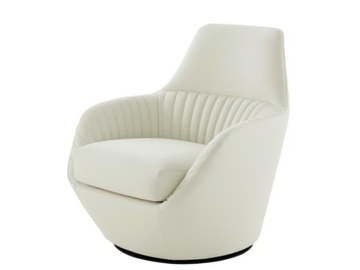 AMÉDÉE - Swivel upholstered fabric armchair with armrests by Ligne Roset - view 3